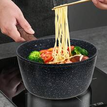 ABKOK 1pc/15pcs Aluminum Cookware Set With Lid - Black Nonstick Frying Pan, Stock Pot, Breakfast Pan, Silicone Cooking Tools & Heatproof Mats, Durable Kitchenware For Home Chefs, Single Pans And Cookware Sets Are Sold Individually