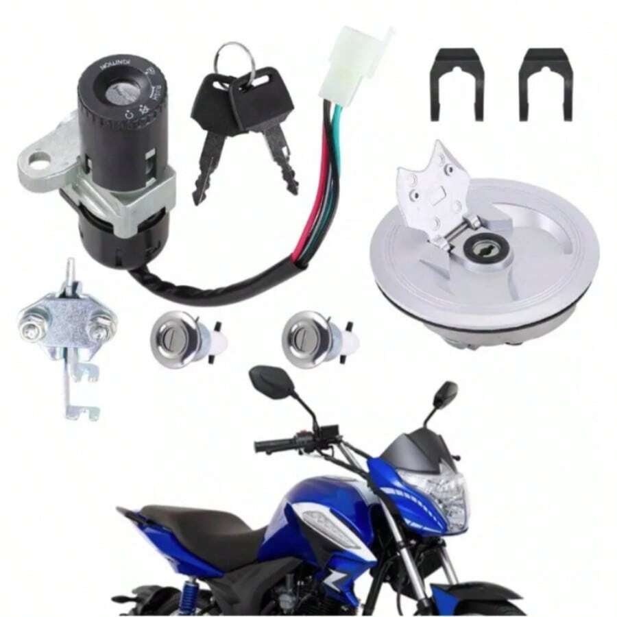 Motorcycle Replacement Parts - Switch Completo Kit Cerraduras - View 1