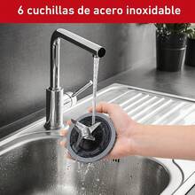 -fal Licuadora 12 Velocidades Infinyforce XL con Vaso de Vidrio de 2.2 Litros, 550, con tecnología Powelix y acople Carbon Drive, haz deliciosas recetas como smoothies y frappes, Roja, LN8225MX - Negro - Ver 8