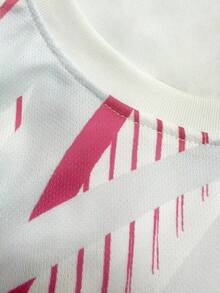 Custom Mexico Style Men's Soccer Long Sleeve Jersey Customizable With Name & Number Comfortable Crew Neck Long Sleeve Sports Sweatshirt Suitable For Soccer Training, Casual Wear, And Gift - Pink - View 6