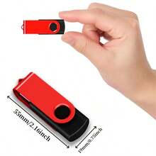 USB Flash Drive 64GB 128GB Pen Drive High Speed Memory Stick Pendrive 8GB 32GB 2.0 U Disk Memoria Cle USB Gift For PC Car TV - Red and Black - View 5