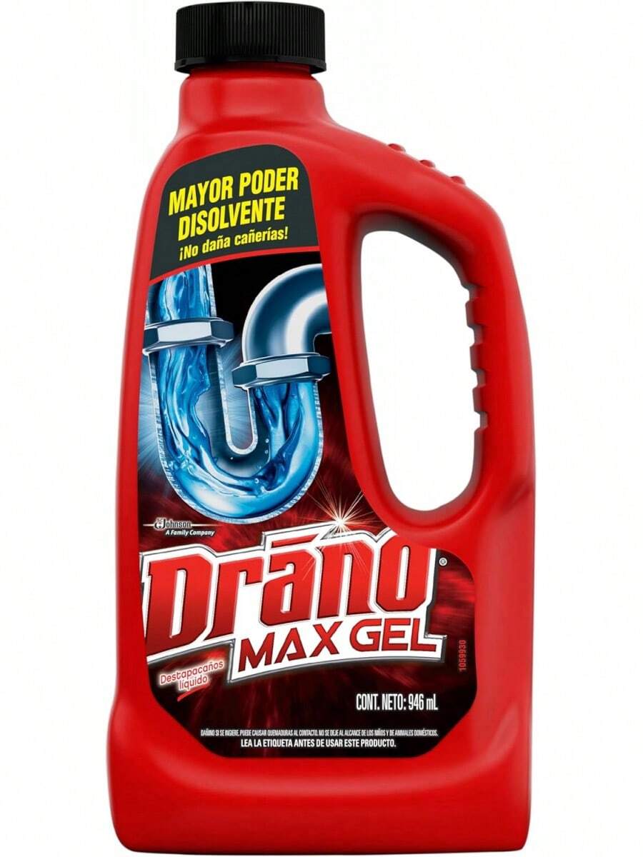 Drano Gel Destapacaños Líquido para Limpieza de Tuberías del Lavabo o de la Regadera, 946 ml - 1 - Ver 1