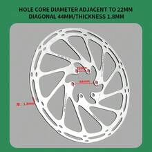 Bicycle Bike Disc Brake Rotor Centerline 160mm Road Hydraulic Brake Disc Rotors Centerline