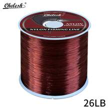 chelesh Línea de pesca monofilamento de nailon Chelesh de 100 m, alta resistencia, buen rendimiento de corte en el agua, múltiples resistencias disponibles, adecuada para pesca de mar, pesca de agua dulce, pesca de carpas, regalo de pesca, manualidades de joyería