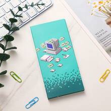 1 Set Vintage Computer Graphic Themed Sticky Notes, Includes 7 Computer Pattern Designs, Portable Student Memo Categorization Labels, Self-Adhesive & Reusable, Suitable For School, Office And Home, Perfect For Back To School Season And Vintage Stationery Enthusiasts - one-size - View 2