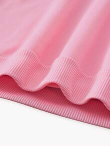 Young Girl Christmas Tree & Bell Double-Sided Print Thermal Lined Crew Neck Sweatshirt, Casual Autumn/Winter