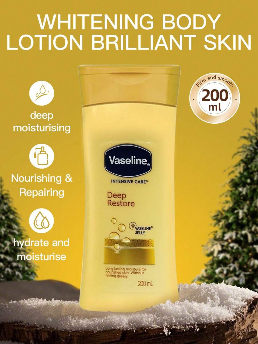 Vaseline 1瓶200毫升 温和滋养保湿凡士林燕麦身体乳,蕴含燕麦提取物和微晶冷冻成分,质地柔滑舒缓,适合干性和敏感性肌肤。 - 身體乳200ml 燕麥 - 查看 1