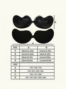 Silicone Adhesive Bras | Invisible Strapless Push Up Bra For Women | Backless Dress Essential - Self-Adhesive Nipple Cover With Lift Support