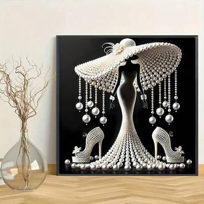 DIY Diamond Painting Kit, Acrylic Round Diamonds, Cartoon Theme Embroidery Mosaic Art, Full Set Suitable For Beginners, Great For Home Decor And Wall Art