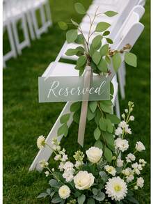 Wedding Reserved Cards, Reserved Cards, Wedding Reserved Cards, Wedding Reserved Cards, Reserved Chair Cards, Reserved Table Cards, Wedding Chair Card Decorations, Acrylic Wedding Cards, Reserved Cards, Wedding Cards, Wedding Signs, Wedding Reserved Cards, Wedding Decorations, Wedding Reserved Cards - Multicolor - View 2