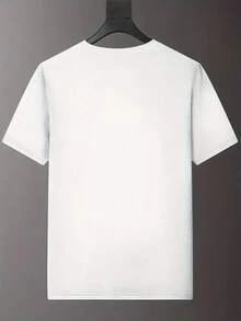 Camiseta estampada de moda y versátil - Blanco - Ver 2