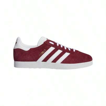 Adidas Gazelle Men's Sneakers Collegiate Burgundy / Cloud White / Gold Metallic B41645