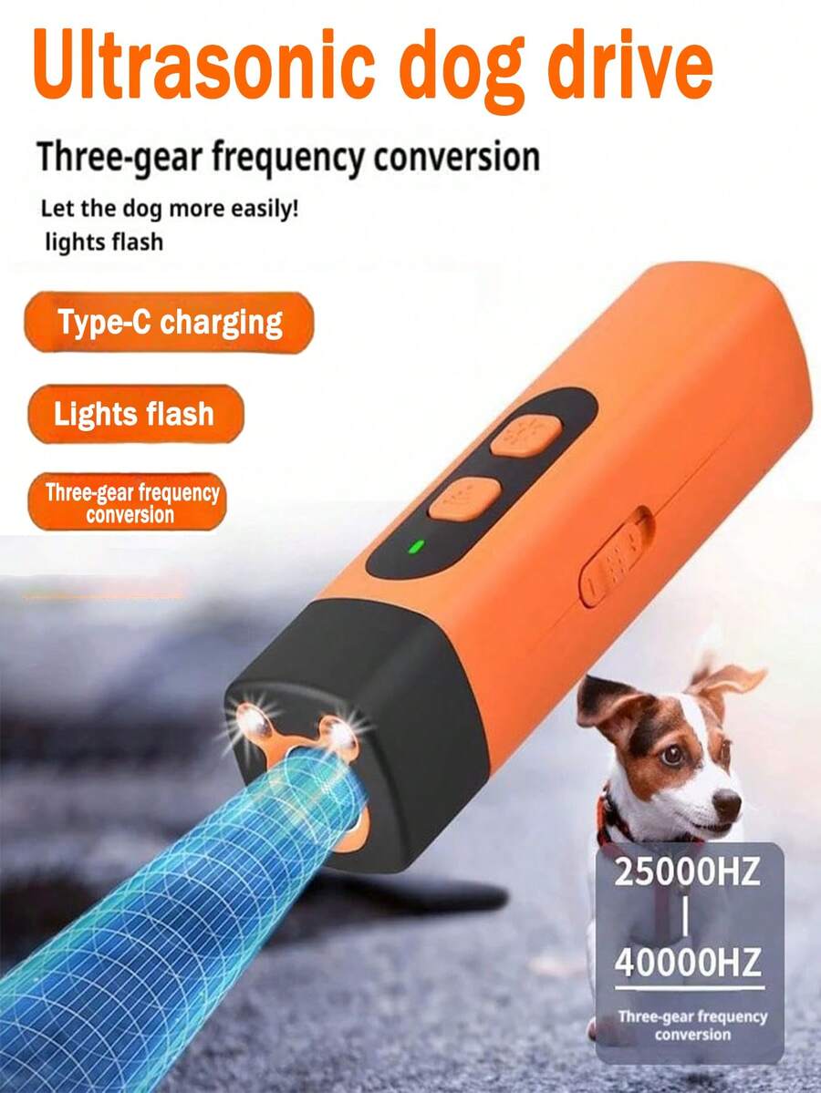 单头超声波驱狗器，新型智能超声波犬类驱避装置，利用超声波干扰技术有效驱赶犬只，防止犬只伏击和暴力攻击。单头超声波发射器，带照明功能和电源指示灯。 - 彩色 - 查看 1