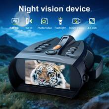 Dispositivo de visión nocturna infrarroja de ultra alta definición 4K, ajuste de 7 niveles de 5W de infrarrojos, pantalla IPS de alta definición de 4.0 pulgadas, compatible con modos de foto y video, batería de gran capacidad de 5000mAh para larga duración, vigilancia infrarroja, visualización a larga distancia, diseño compacto, visión nocturna portátil, construcción duradera, óptica de precisión, accesorio de visión nocturna, infrarrojos ajustables, aficionados, observadores de vida silvestre