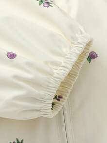 Balabala Young Girl Jacket Hooded 2025 Fall New Windproof Water-Resistant - White Purple - View 5