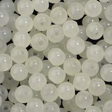 50 piezas de cuentas de vidrio de unicolor clásico de 6 mm para joyería hecha a mano DIY, adecuadas para pulseras, collares y uso diario - Cuentas de color sólido de 6 mm - Ver 26