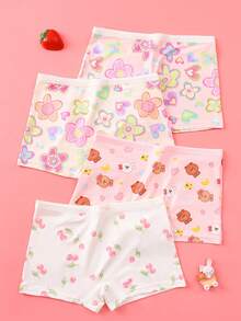 Paquetes de 4 piezas calzoncillas para niñas - Multicolor - Ver 3