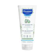 Mustela 2 In 1 Cleansing Gel 6,8oz 6.76oz/200ml - Multicolor - View 1