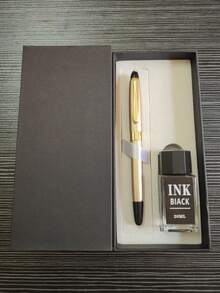 [Customized]Engraved Pen, 1pc Business Office Elegant Customized Fountain Pen With 0.5mm Nib, Smooth Writing, Refillable Ink, Comes With 30pcs Ink Cartridges, 2.6mm Diameter, Thoughtful Daily Handwriting/Calligraphy Pen, Personalized Gifts For Coworkers, Family, Friends, Students, Schools, Ideal For Valentine's Day, Christmas, Father's Day, Teacher's Day, Thanksgiving Back To School - Multicolor - View 29