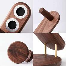 Hair Dryer Holder For Supersonic, Magnetic Hair Dryer Display Holder Walnut Wood Bathroom Organizer For Supersonic Hair Dryer Accessories (For Supersonics Stand Holder) Brand: Amersis