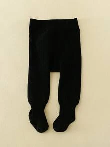 女婴纯色保暖连裤袜，秋冬季保暖打底裤，休闲百搭，多功能保暖 - 彩色 - 查看 17