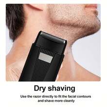 Black Cordless Electric Hair Clipper For Men, USB Rechargeable Grooming Kit With Hair Trimmer, Beard Trimmer And Edger - Perfect Gift For Father's Day