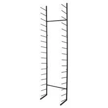 17-Tier Wall Mounted Blueprint Storage Rack For Organizing Drawings And Posters, Durable Iron Construction With Tilted Rods For Easy Access And Modern Aesthetic - Black - View 9