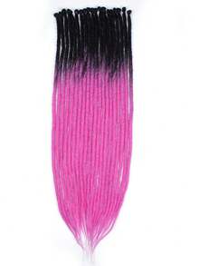 24 Inch Dreadlock Extensions Thick 1cm Single Ended Synthetic Dreads Extensions Hippie Style Fake Dreads 10 Strands SE Crochet Dreadlocks Extensions For Girls - Two-Tone - View 17