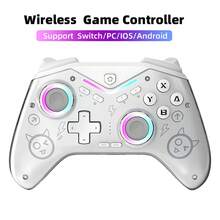 CM-619 无线游戏手柄，Switch2 游戏手柄，兼容 iOS/Android/PC 设备，带 RGB 灯光效果，支持 Switch 游戏手柄 - 白色 - 查看 2