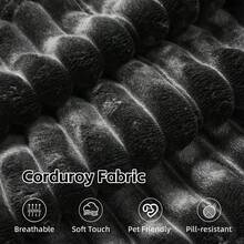 48.8'' Oversized Cloud Sectional Sofa Bed – Double Lounge Chaise With Boneless Fluffy Design, Plush Cushions & No Assembly Required, Modern Sleeper Loveseat For Small Spaces, Living Room, Apartment, Movie Night - 黑色 - 查看 5