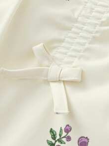 Balabala Young Girl Jacket Hooded 2025 Fall New Windproof Water-Resistant - White Purple - View 4