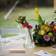 1/5/10 Packung leere klare Bogen Acrylschilder mit Holzständern, 4x6 Zoll gewölbte runde Acrylplatte, leere klare Bogen Schilder, DIY Acryl Bogen Tischnummern, für DIY Namenskarten Geschenke Veranstaltungsschilder Dekoration, Hochzeitsempfang, Tischmitte, Dekoration, Party, Jahrestag, Veranstaltung