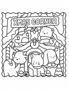 1pc Xmas Corner: Coco Coloring Book For Adults And Teens Featuring Cute Cozy Daily Activities For Relaxation (Cozy Spaces Coloring) Wyo Colouring Book Gifts Toys For Girls And Boys Teen Kids Toys And School Supplies Teen Toys Coloring Books.Halloween. Christmas.Gift.Back To School Painting Kit