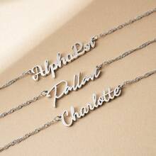 1pc Personalized Luxury Gold Fashionable Chic Sexy Necklace, Suitable As A Gift For Friends, Family, Birthday, Anniversary, Holidays, Commute, Party, Vacation. Available In Silver, Gold, Fashionable, Multicolor, Retro, Minimalist, Unisex, Casual, Cute, Customized, Unique. An Ideal Gift For Him Or Her, Boyfriend, Girlfriend, Dad, Mom