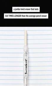 SAKURA SumoGrip Pencil With Comfort Grip - 09 Mm Ergonomic Mechanical Pencil - Clear