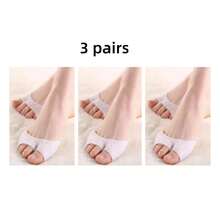 1 Pair/2 Pairs/3 Pairs Of White Honeycomb Breathable Silicone Protection Shoes For Protecting The Feet, Suitable For Both Men And Women In All Sizes.