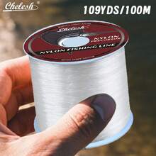 chelesh Línea de pesca monofilamento de nailon Chelesh de 100 m, alta resistencia, buen rendimiento de corte en el agua, múltiples resistencias disponibles, adecuada para pesca de mar, pesca de agua dulce, pesca de carpas, regalo de pesca, manualidades de joyería