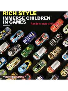 10pcs/20pcs/30pcs Mini Alloy Car Tin Car Back Car Sliding Car Kids Toys The Perfect Gift For Boys And Girls(Style And Color Random),Toys For Boys,Cars,Boys Toys,Cars,Toys For Boys,Boys Toys,Boys Car Toys,Boy Play,Car Toys Mini,Back To School - Multicolor - View 3