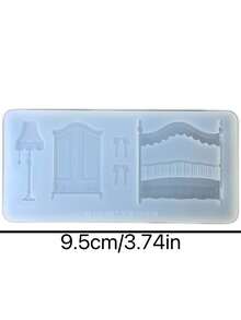 树脂浇注模具、硅胶模具配件、树脂液体模具、树脂钥匙扣硅胶模具、树脂模具 - 白色 - 查看 7