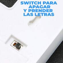 Lámpara LED Número 3 para decoración - Blanco - Ver 5