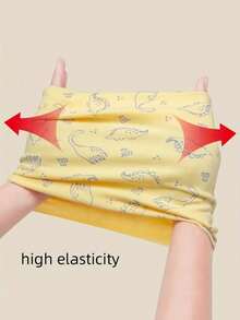 1 件柔软温暖的颈部保暖围巾 - 男孩和女孩的冬季面部保护 - 可机洗的青少年围巾，采用易环绕设计 - 适合滑雪、雪地游戏、日常户外活动的寒冷天气配件 - 送给青少年和青少年的理想礼物，冬季围巾，俏皮的动物图案 - 彩色 - 查看 7