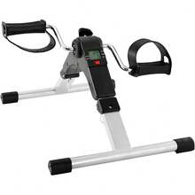 Raganet, Ejercitador de Pedal Fitness, Bicicleta Estática para Entrenamiento de Piernas plegable con Pantalla LED y Resistencia Ajustable, Uso Profesional o del Hogar, Rehabilitación y fortalecimiento - 1 - Ver 10