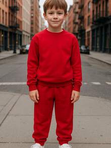 Tween Boys Bodysuit & Jumpsuit - Red - View 3