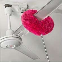 Microfiber Retractable Fan Dust Cleaner, Flexible Stainless Steel, ScalableWith A Long Handle Design, Brush For Ceiling, Car, Offices, Fan, Furniture, Bedroom, Cleaning Supplies, Cleaning Tools - 彩色 - 查看 5