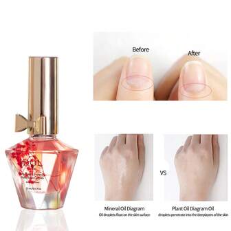  IDOL COLOR 角质层油，含维生素 E 和荷荷巴油 – 12 种香味可供选择！