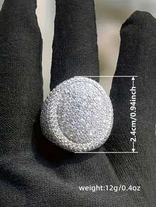 1 PC Luxury Cubic Zirconia Ring For Women For Wedding Engagement Party Jewelry Valentine's Day Gift - 1# - View 9