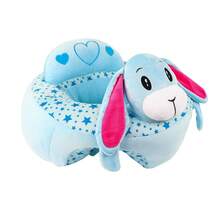 Libsit New Red Heart Rabbit Baby Sitting Chair, Plush Cartoon Animal Learning Sitting Chair, Soft Plush Baby Sit Up Chair, Support Sofa, Sit Me Up Floor Seat For Toddlers, Playful Design For Youngsters