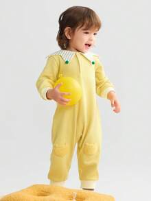 Balabala 婴儿连体衣 2025 新款简约时尚连体衣 - 黃色調 - 查看 2
