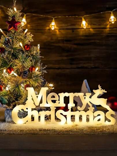 1pc Merry Christmas Shaped LED Light Sign, Battery Powered (Batteries Not Included) - Highly Festive Christmas Atmosphere, LED Light, Christmas Lighting, Christmas Decor, Christmas Ornament, Christmas Gift, Christmas Tree Decor, Entryway Decor, Window Display, Christmas Tree Lights, Bedroom Room Decor, Suitable For Christmas Tree, Bedroom, Room Window Decoration, Glass Decor, Party And Holiday Decoration, Entryway Hanging And Tabletop Decor Christmas Decoration XMAS Decor Christmas Tree Gift Decor Thanksgiving Wedding Home Decor Home Decor Fall Decor Autumn Decor Birthday Decorations For Gifts Party Supplies Indoor Outdoor Garden Holiday Festival Decor Halloween Decor Wall Decor Halloween Ornaments Christmas Decoration XMAS Decor Christmas Tree Gift Decor Thanksgiving Wedding Home Decor Home Decor Fall Decor Autumn Decor Birthday Decorations For Gifts Party Supplies Indoor Outdoor Garden Holiday Festival Decor Halloween Decor Wall Decor Halloween Ornaments