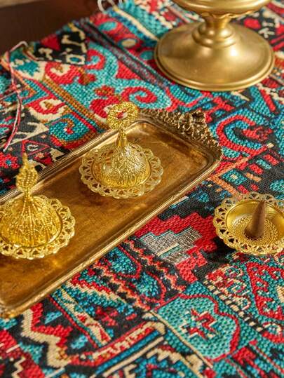 Cirelle 1 件装金属锌合金金色香炉家具摆件办公桌摆件